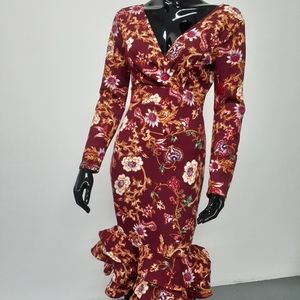 Sarmy Beautiful flowers pints dress